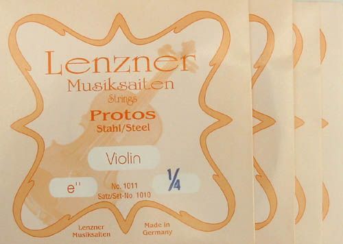 Lenzner Saiten Protos Violine 1/4 Satz Stahl