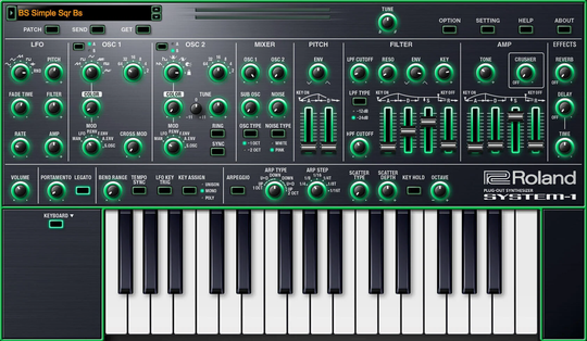 Roland SYSTEM-1 Key (Digitales Produkt)