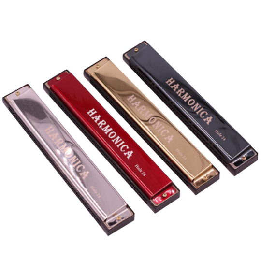 Kids 24 Gat Polyfonie Beginner Kinderen Studenten Praktijk Harmonica Geavanceerde Volwassen Spelen Entry C Tone Piano