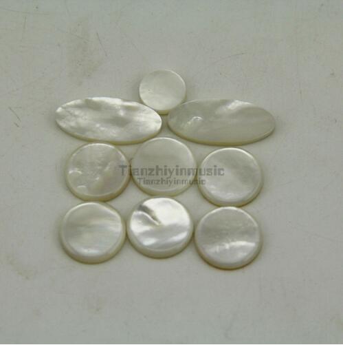 5 Stuks = 45Pcs Real Saxofoon Parelmoer Ingelegd Knoppen