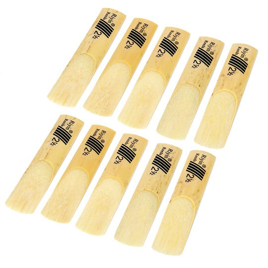 10 Pcs Saxofoon Rieten Sterkte 2.5 2-1/2 Rieten Bamboe Muziekinstrumenten Houtblazers Gear Voor Alto Saxofoons