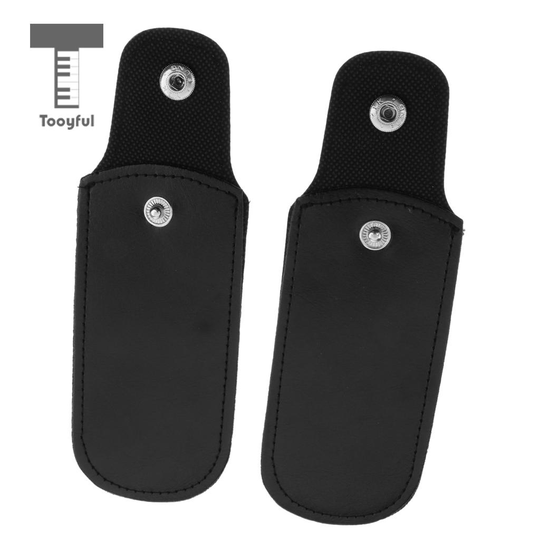Tooyful 2 Stuks 10 Hole Harmonica Kunstmatige Lederen Cases Voor Harmonica Onderdelen
