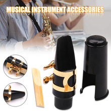 Altsaxofoon Mondstuk Kit Met Cover Metal Ligatuur Reed Muziekinstrument Accessoires Whshopping