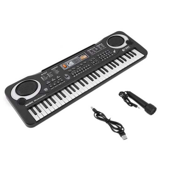 61 Keys Digital Music Electronic Keyboard Board Toy Electric Piano Organ For Kids Multifunction And Delicate
