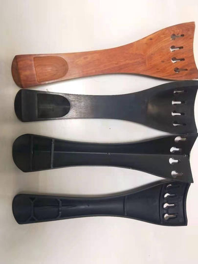 1 Pc Double Bass Tail Stuk 3/4 Size Ebbenhout Palissander Aluminium En Koolstofvezel Staartstuk
