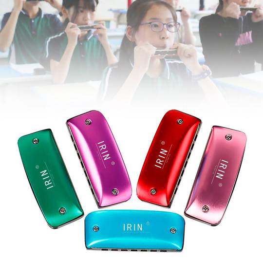 7 Gaten Blues Harmonica Standaard Paddy Land Kleine Tuning Sleutel Van C Tone Met Blauw/Roze/Rood/groen/Paars Kleuren Optionele