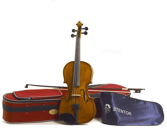 Stentor Violine Student II 1/2 SR1500E2 1/2 Garnitur mit Koffer u. Bogen