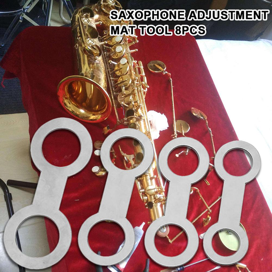 8 Stks/set Staal Saxofoon Aanpassing Mat Gereedschap Muziekinstrument Accs Muziek Apparatuur Accessoires Bevestiging