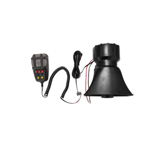 Tone Sound Auto Nood Sirene Auto Sirene Hoorn Mic Pa Luidspreker Systeem Emergency Versterker Hooter 12V 80W Luidspreker