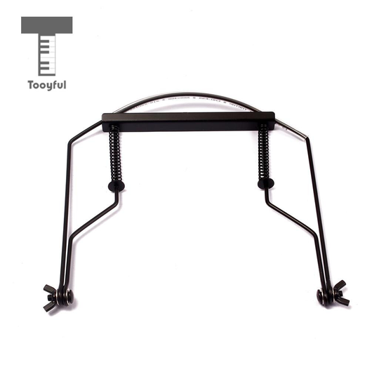 Tooyful Harmonica Accs Hals Mount Houder Harp Rack Ondersteuning Stand Black Voor 10-Hole Harmonica