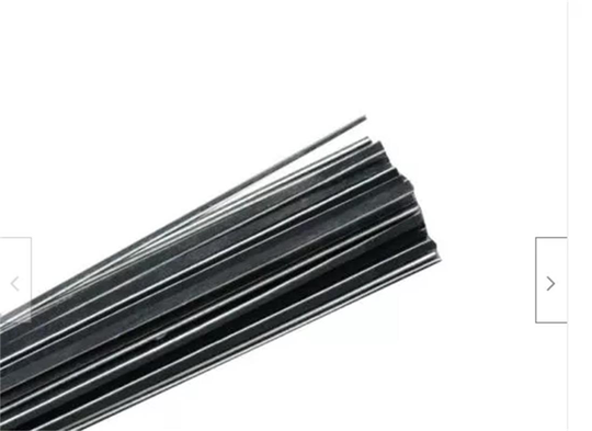 100Pcs Maple Wood Viool Purfling Zwart Wit Zwart Hout Strips 2.5*1.2Mm * 970Mm