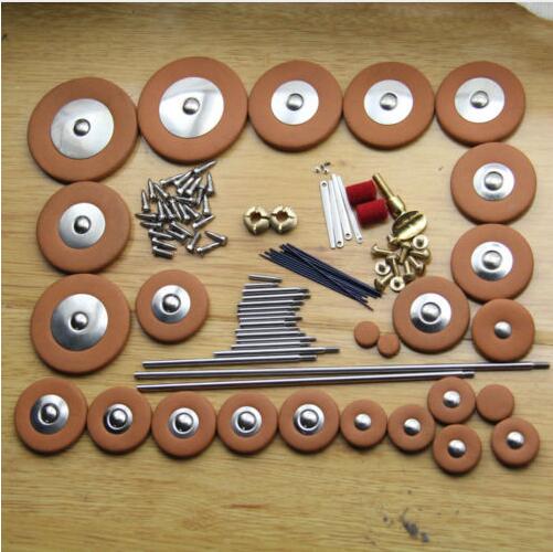 Alto Sax Reparatie Onderdelen Schroeven, Onderdelen + Altsax Pads Complete Set Van 25 Pads