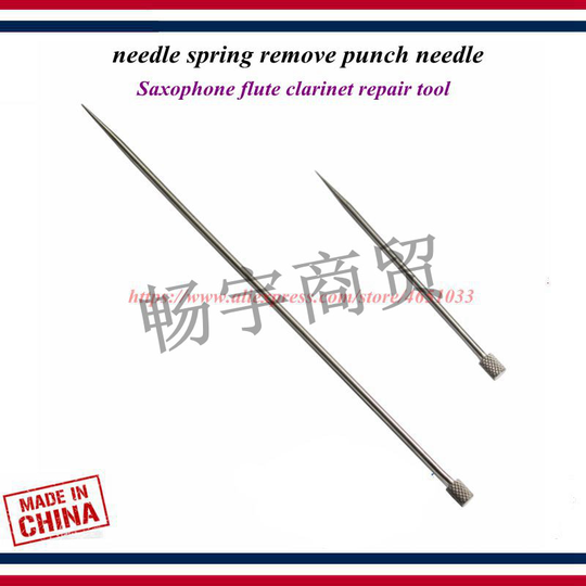 Wind instrument Voorjaar Ponsen repair tool Saxofoon fluit klarinet reparatie tool naald lente verwijderen punch naald