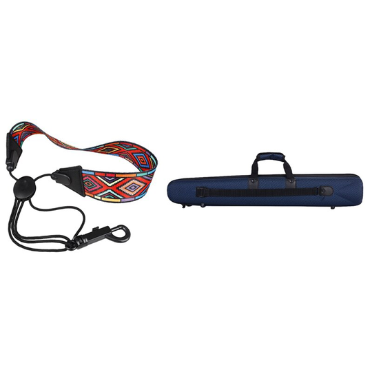 Saxophone Neck Strap With Snap Hook Sax Harness Red With Clarinet Gig Bag Case Handbag Wind Instrumental Accessories