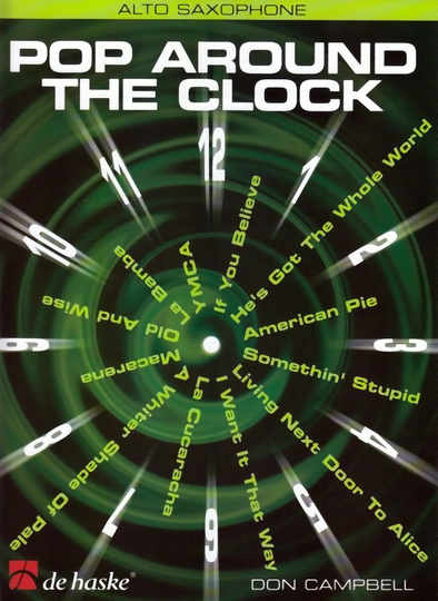 Noten POP AROUND THE CLOCK Altsax incl. CD HASKE 1033467
