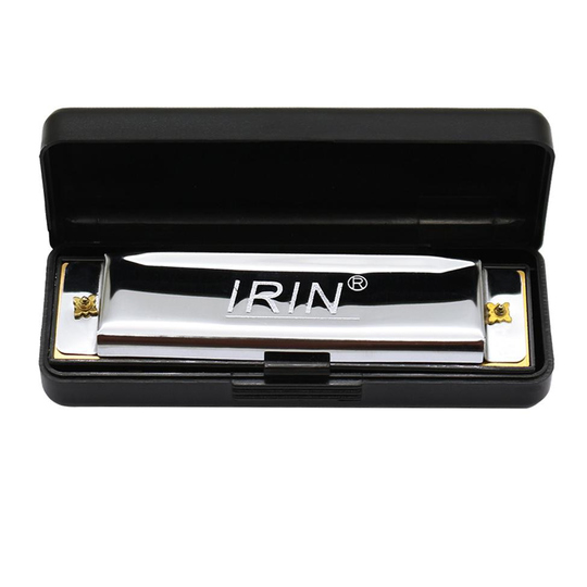 Irin 10 Gaten 20 Tone C Key Harmonica Blues Jazz Rock Folk Muziek Muziekinstrument Diatonische Harp