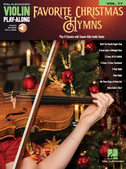 Noten Favorite Christmas Hymns für Violine incl. Audio downloadcode HL 00278018