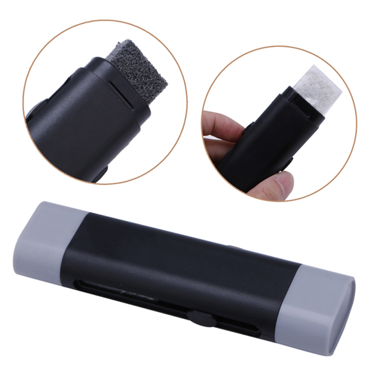 Gitaar String Toets Cleaner 2 In 1 Roest Schoonmaken Tool + String Smeren Polish Muziekinstrument Care Tool (Willekeurige kleur)