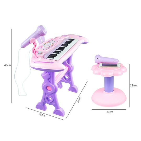 Kinderen 37 Belangrijke Elektronische Keyboard Piano Orgel Speelgoed Set Microfoon Muziek Spelen Kinderen Educatief Voor