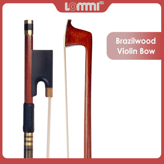 Lommi Strijkstok 4/4 Superieure Brazilwood Ebbenhout Wit Paard Haar Goed Evenwichtige Handgemaakte Intermediaire Gebruikers Studenten Boog