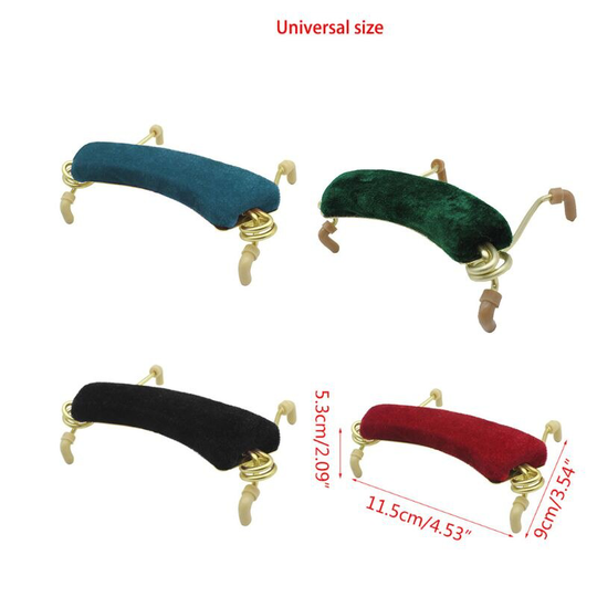 Metalen Lente Zachte Akoestische Viool Schoudersteun Pad Voor 1/2 & 3/4-4/4 & 1/4-1/8 Size Fiddle viool Onderdelen Accessoires