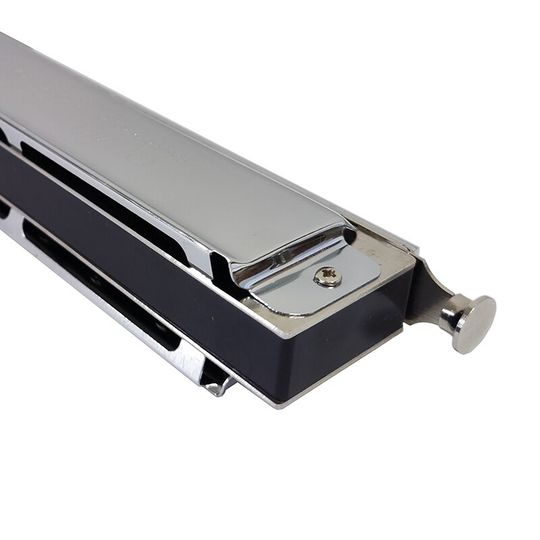 Qimei 12 Gaten Chromatische Harmonica Mondharmonica Instrumentos Sleutel Van C Professionele Muziekinstrumenten Vierkante Mondstuk Harp ABS