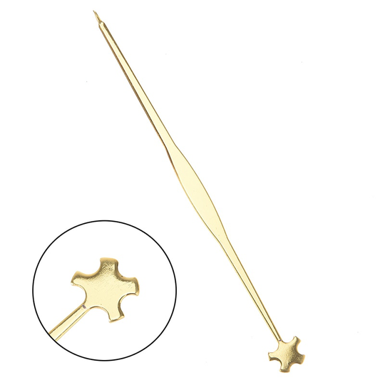 1Pc Rvs Viool Stapelzetter Reparatie Tool Massief Messing Viool Onderdelen Accessoires