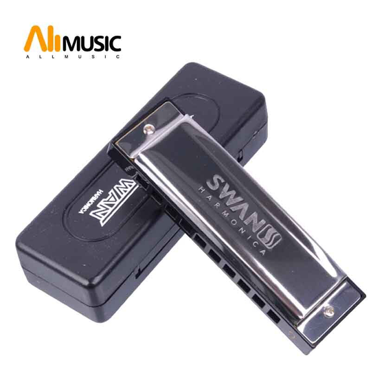 Zwaan SW1020H-1 10 Hole 20 Tone C Sleutel Senior Blues Harmonica