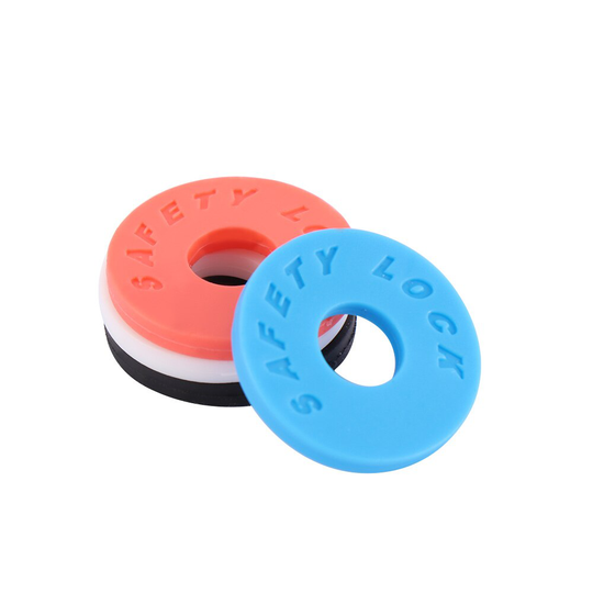 4 stuks Elektrische Gitaar Locks Blokken Rubber Materiaal Basgitaar Strap Lock Gitaar Onderdelen & Accessoires