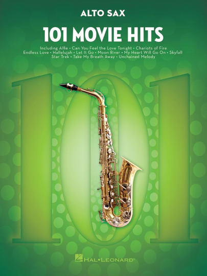 Noten 101 Movie Hits for Altsax HL 00158089 Filmmusik Altsaxophon