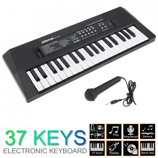 Elektronische Orgel 37 Keys Electronic Keyboard Piano Digitale Muziek Key Board Met Microfoon Kinderen Muzikale Verlichting