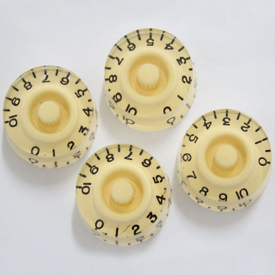4 Pcs Electric Guitar Speed Control Knobs,Guitar pots Tone volume knobs Buttons