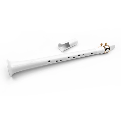White Pocket Sax Portable Mini Saxophon Key von C Kleines Plastiksaxophon