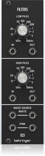 Behringer 923 Filters