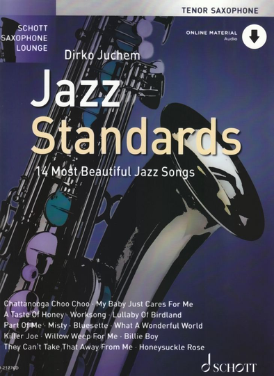 Noten JAZZ STANDARDS Juchem Dirko Tenorsax incl. download Code ED 21276D