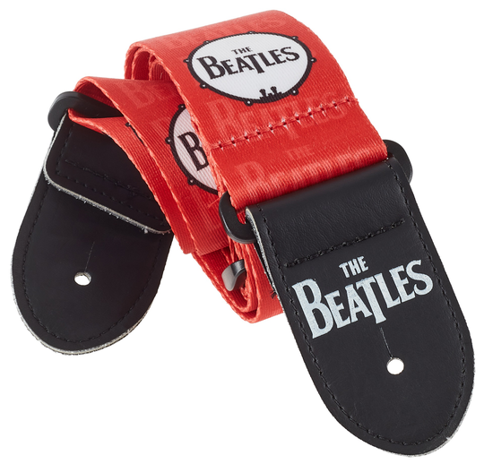 The Beatles Guitar Strap Red