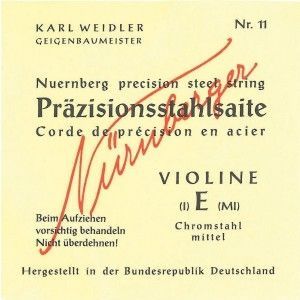Karl Weidler Violinsaiten 4/4 Satz mittel