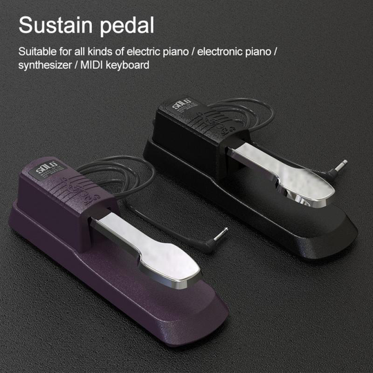 Piano Sustainpedaal Sterke Sound Enhancement Toetsenbord Synthesizer Keyboard Pedaal 6.5 Mm Sustain Interface Met Polariteit Schakelaar