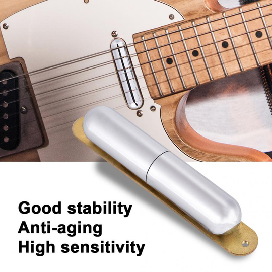 Lipstick-Vormige Single Coil Pickup Voor Elektrische Gitaar Vervanging Deel Accessoire Lage Ruis, Hoge Gevoeligheid Stabiele Prestaties