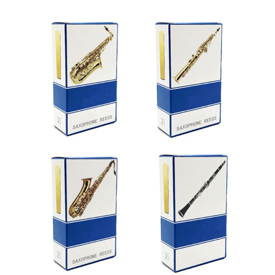 Top 10 Stks/set Alto/Sopraan/Tenor Saxofoon Rieten Sterkte 2.5 Bb Klarinet Riet