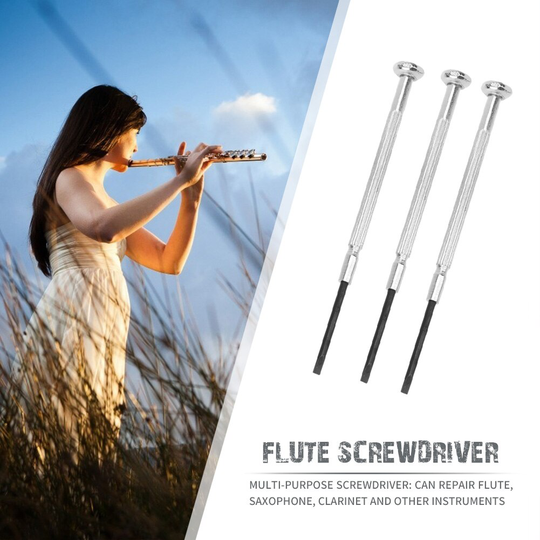 3 Stks/set Rvs Metalen Schroevendraaier Fluit Saxofoon Schroevendraaiers Houtblazers Instrument Onderdelen Saxofoon Muzikale Reparatie Onderdelen