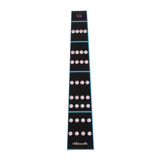 4/4 3/4 1/2 1/4 1/8 Viool Fiddle Vinger Gids Toets Sticker Label Intonatie Grafiek Fretboard Marker Voor Praktijk Beginner