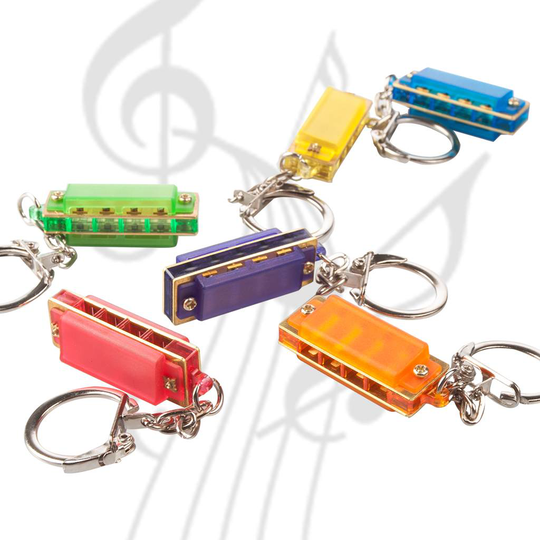 Naomi 5 Pcs 4 Hole 8 Tone Abs Mini Harmonica Sleutelhanger Sleutelhangers Harmonica Voor Kinderen Kind Speelgoed Musical houtblazers