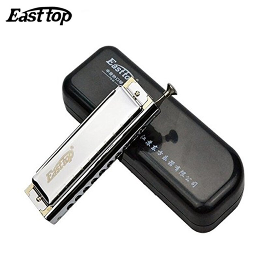 Harmonica Easttop 1040 Chromatische Blues Harp Sleutel van C 10 Hole 40 Tone gaita muziek instrument mundharmonika mond orgel