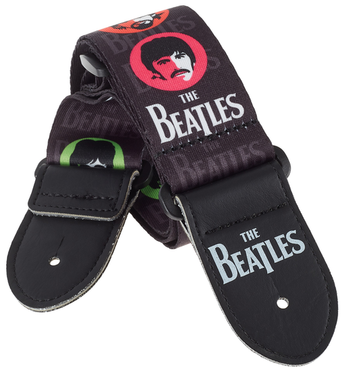 The Beatles Guitar Strap Faces