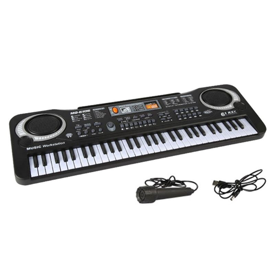 61 Key Music Elektronische Keyboard Digitale Piano Orgel Met Microfoon