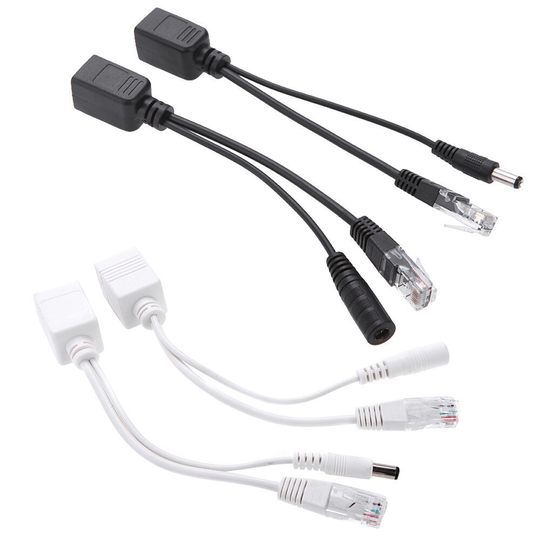 Poe Adapter Kabel Injector Splitter Kit Tape Gescreend Passieve Power Over Ethernet12-48v Synthesizer Separator Combiner