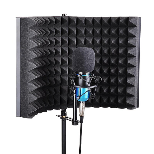 Microfoon Isolatie Schild, Studio Mic Geluid Absorberende Schuim Reflector Voor Elke Condensator Microfoon Opname Apparatuur Studio,