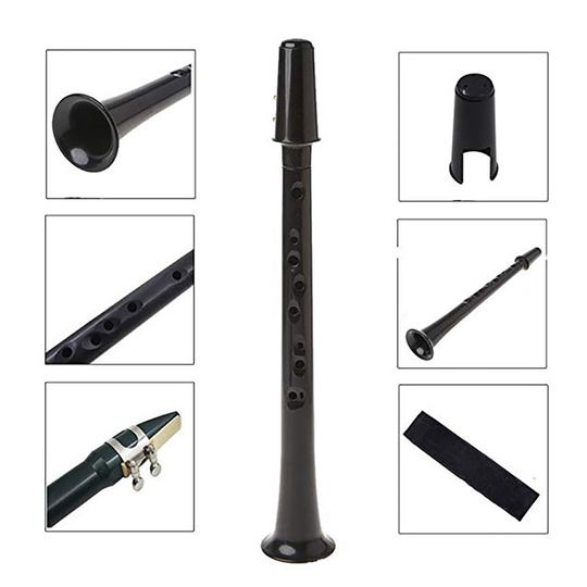 Wonder! Sax Portable Pocket Sax Pocket Saxphone Beginner Small Sax Little Alto Saxophone Simple Key C Pocket Music Accessories