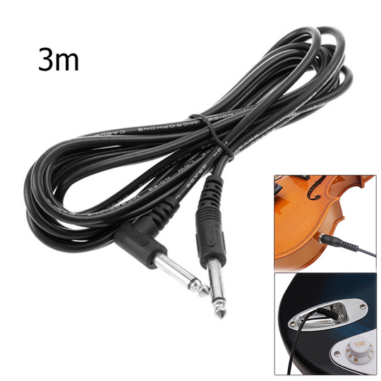 3M/10 Voeten Gitaar-Amp Elektrische Gitaar Kabel Stereo 6.5Mm Cord Adapter Versterker Afgeschermde Ruisonderdrukking basgitaar Kabel